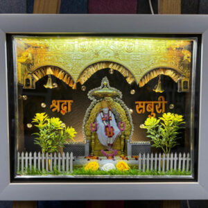 3D Sai Baba Frame